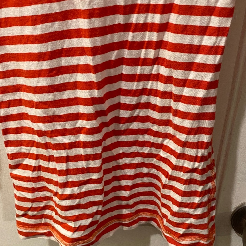 Abercrombie Kids Red and White Striped Long Sleeve Tee - Picture 4 of 6